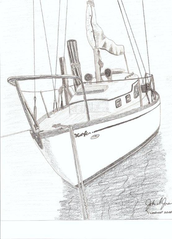 Sailboats of Biloxi by Jon Ivan